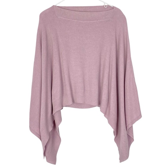 Lululemon Forward Flow Poncho Cape Shawl Sweater Women One Size Light Pink Blush - Picture 1 of 13